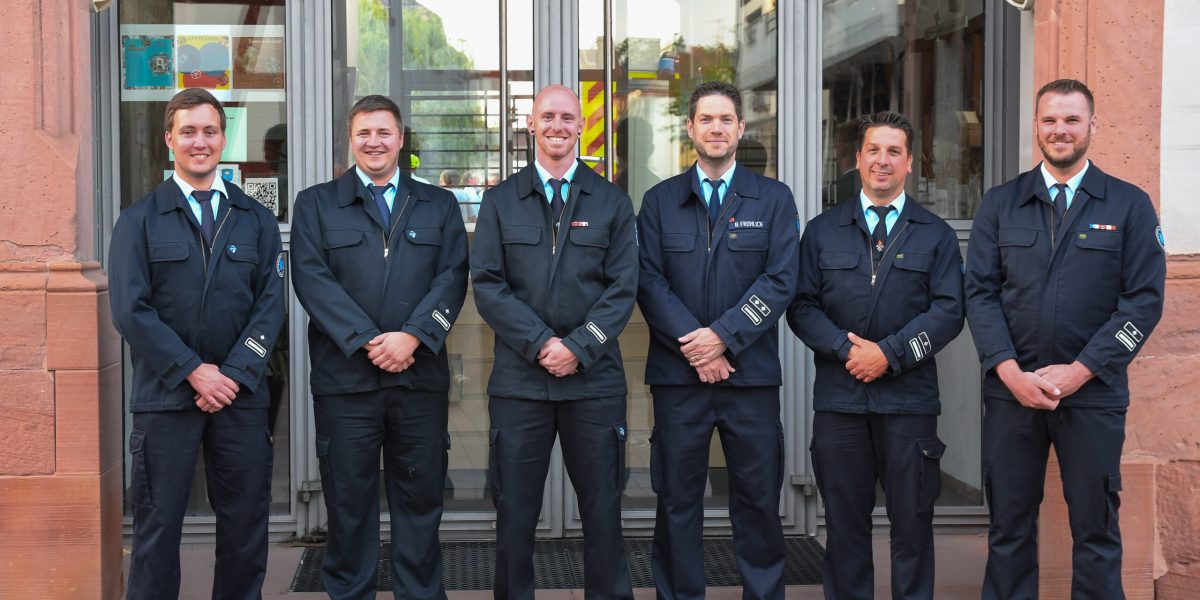 Das neue Führungs-Team der Feuerwehren Groß-Zimmern