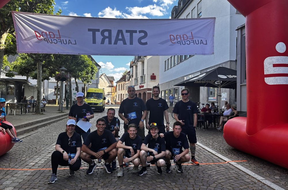 Gruppenfoto nach dem Lauf