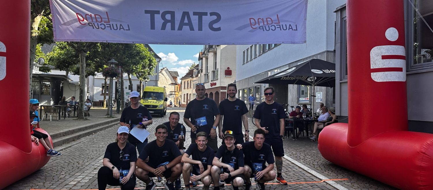 Gruppenfoto nach dem Lauf